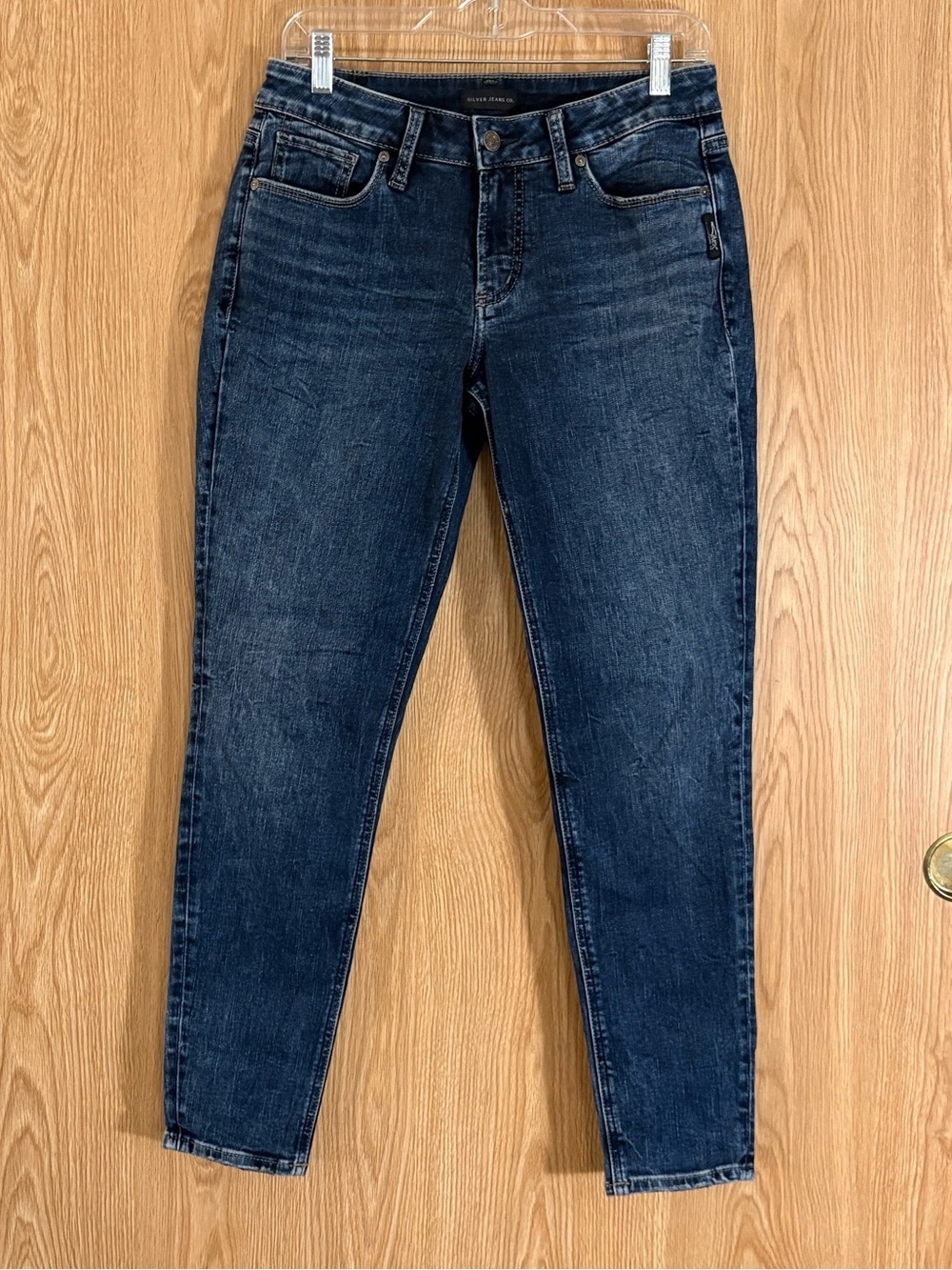Silver Suki Dark Indigo Skinny Jeans